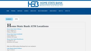
                            12. ATM | Home State Bank