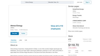 
                            7. Atmos Energy | LinkedIn