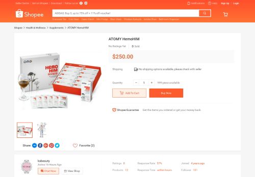 
                            13. ATOMY HemoHIM | Shopee Singapore