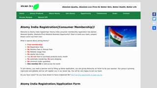 
                            5. Atomy India Registration/Application - Join Atomy for Free!