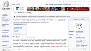 
                            8. ATR (Unternehmen) – Wikipedia