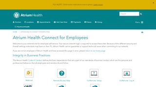 
                            7. Atrium Health Connect for Employees | Atrium Health