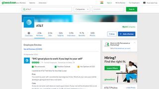 
                            13. AT&T - IMO great place to work if you kept to your self. | Glassdoor.co.in
