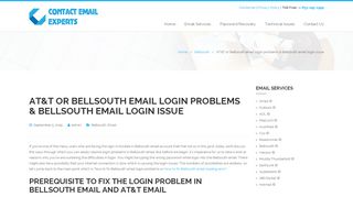 
                            13. AT&T or Bellsouth email login problems & Bellsouth email login issue