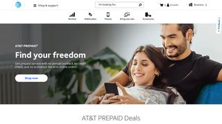
                            6. AT&T PREPAID - Prepaid Phones, Tablets & No Contract ...