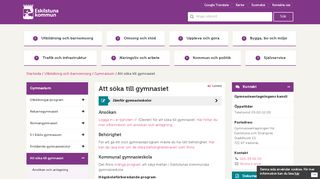 
                            2. Att söka till gymnasiet - Eskilstuna kommun