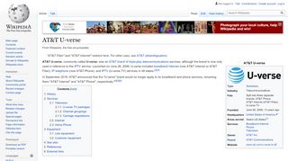 
                            12. AT&T U-verse - Wikipedia