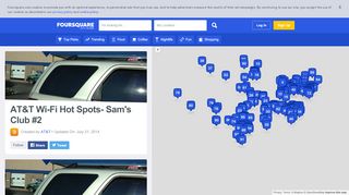 
                            10. AT&T Wi-Fi Hot Spots- Sam's Club #2 - Foursquare