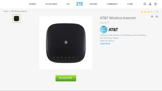 
                            7. AT&T Wireless Internet - ZTE USA