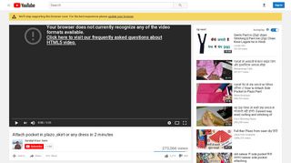 
                            3. Attach pocket in plazo ,skirt or any dress in 2 minutes - YouTube