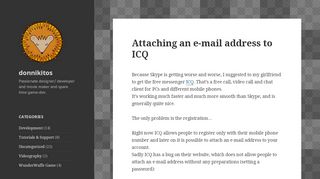 
                            12. Attaching an e-mail address to ICQ – donnikitos