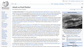 
                            6. Attack on Pearl Harbor - Wikipedia