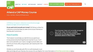 
                            5. Attend a CAP Money Course - CAP NZ