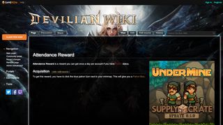 
                            3. Attendance Reward - Devilian Wiki