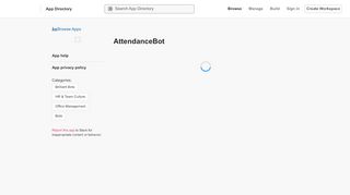 
                            2. AttendanceBot | Slack App Directory