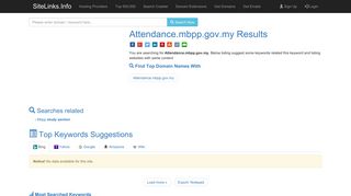 
                            7. Attendance.mbpp.gov.my Results For Websites Listing - ...