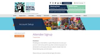 
                            7. Attendee Login | Greater New York Dental Meeting