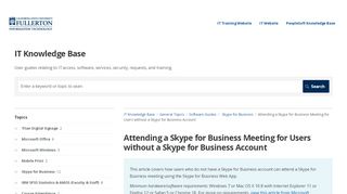 
                            7. Attending a Skype for Business Meeting for Users without a Skype ...