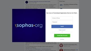 
                            12. Attention SOPHAS Express Applicants!... - Centralized Application ...