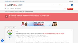 
                            13. ATTENTION: Steps for Jobbank job match registration for Express ...