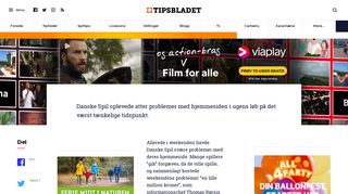 
                            6. Atter tekniske problemer hos Danske Spil | Tipsbladet.dk