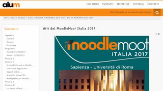 
                            6. Atti del MoodleMoot Italia 2017: Essediquadro formazione...