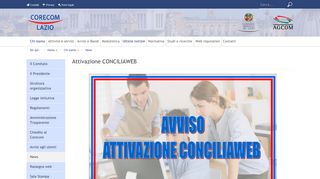 
                            5. Attivazione CONCILIAWEB - Corecom Lazio