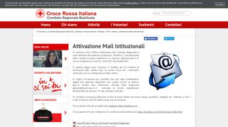 
                            2. Attivazione Mail Istituzionali - Croce Rossa Italiana