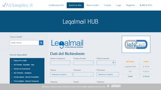 
                            11. Attivazione Sistema Legalmail HUB - AGSimplex.it