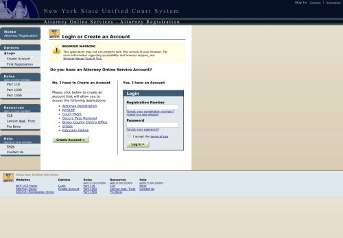 
                            3. Attorney Registration Online Sign In - Unified Court System
