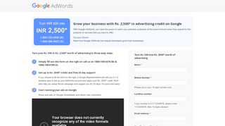 
                            5. Attract new customers with Google AdWords – Google