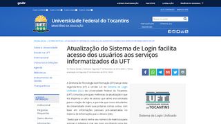 
                            10. Atualização do Sistema de Login facilita acesso dos usuários aos ...