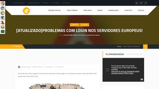 
                            4. [Atualizado]Problemas com login nos servidores Europeus! - Portal Tibia
