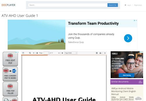 
                            8. ATV-AHD User Guide 1 - PDF - DocPlayer.net