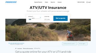 
                            12. ATV, UTV, and Side-by-Side Insurance | Progressive