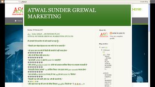 
                            3. ATWAL SUNDER GREWAL MARKETING