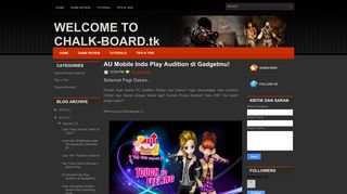 
                            5. AU Mobile Indo Play Audition di Gadgetmu! ~ WELCOME TO CHALK ...