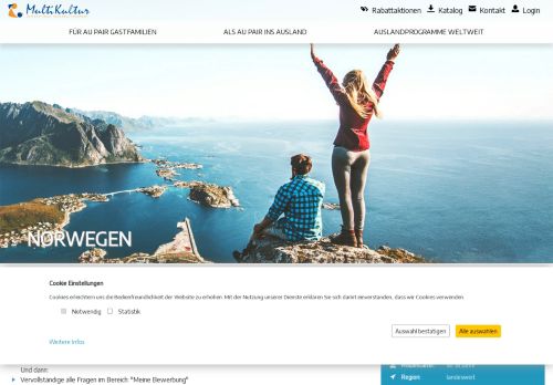 
                            12. Au Pair Norwegen - Bewerbung | MultiKultur e.K.