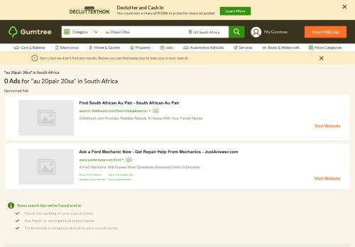 
                            9. Au Pair Sa Ads | Gumtree Classifieds South Africa