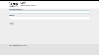 
                            5. AUB - Login