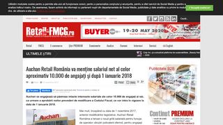 
                            10. Auchan Retail România va menține salariul net al celor 10.000 de ...