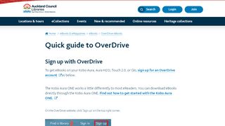 
                            11. Auckland Libraries: OverDrive eBooks: Kobo eReaders