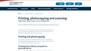 
                            13. Auckland Libraries: Printing, photocopying and scanning