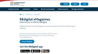 
                            10. Auckland Libraries: RBdigital eMagazines