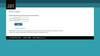 
                            7. Auckland University of Technology Login