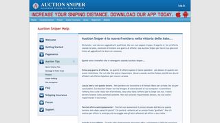 
                            7. Auction Sniper Help | Tips & Info | Product Overview