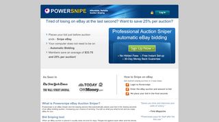 
                            13. Auction Sniper: Powersnipe eBay Sniper, Bid Sniping, Auction Sniping