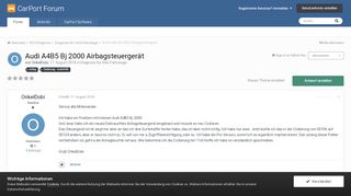 
                            7. Audi A4B5 Bj 2000 Airbagsteuergerät - Diagnose für VAG-Fahrzeuge ...