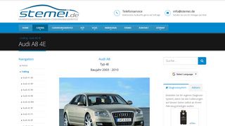 
                            4. Audi A8 4E - Stemei