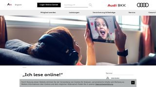 
                            7. Audi BKK: Ich lese online